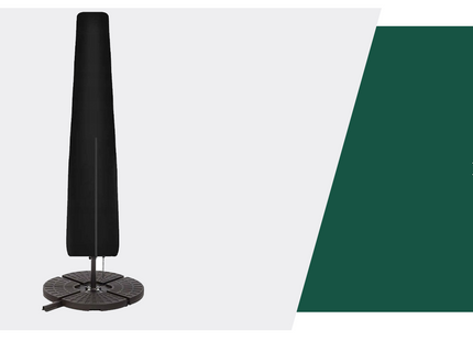 Parasolhoes | Beschermhoes | Tuinmeubelhoes | Vorstbestendig | Waterbestendig | Ø 205  | Zwart  | 57X48X25 CM