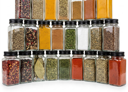 Kruidenpotjes - Specerijenpotjes  - Kruidencontainers - 120 Ml - 24 Stuks