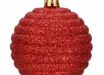 Kerstballen | 104 Stuks | Rood/Wit