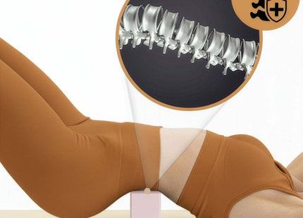 Actiget® Yoga Blok - Yoga Cube - Pilates Blok - Balans - Rekoefeningen - EVA-schuim - Roze - 7,5 X 23 X 15 Cm