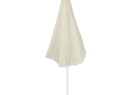 Parasol | Strand Parasol | Parasols | Opvouwbaar | 160 cm | Lichtgrijs | Metaal
