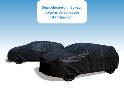 CarPassion Classic Autohoes - Beschermhoes - Waterdicht &amp; Vorstbestendig - Maat L - Zwart - 450 x 137 x 150 cm
