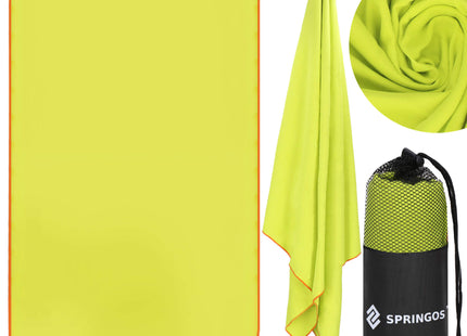 Strandmat | Strandkleed | Strandlaken | Zandvrij | 75 x 150 cm | Lichtgroen