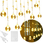 Lichtgordijn | IJspegel Verlichting | Bol Verlichting |Figuren | 108 LED | 4.5 M |Warm Wit