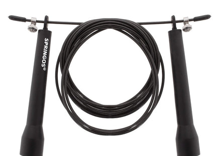 Springtouw | Sport Springtouw | Fitness Springtouw | Verstelbaar | Zwart 3m