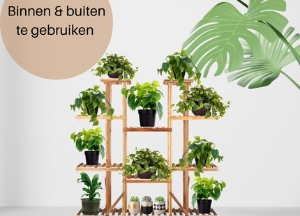 Plantenrek | Plantenrek Binnen | Plantenrek Buiten | 119 cm | Hout
