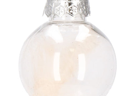Kerstballen | 30 Stuks | 6 cm | Transparant/Goud