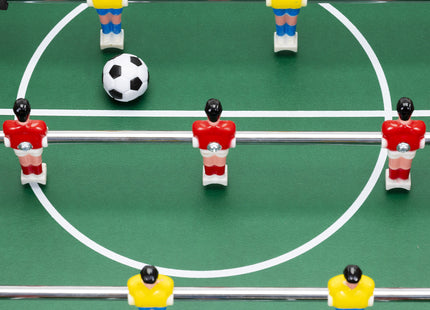 Voetbaltafel - Tafelvoetbal - Tafelvoetbalspel - 2 Ballen - Scoreteller - Hout - 69x61x35 cm -