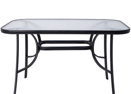 Tuinset | Tuinset 4 Persoons | Tuinsets | Tuintafel & Tuinstoelen | 4 Personen | Zwart