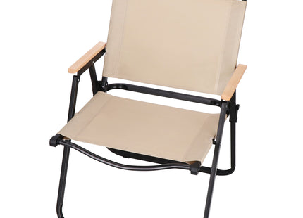 Campingstoel | Inklapbaar | Metaal | Beige