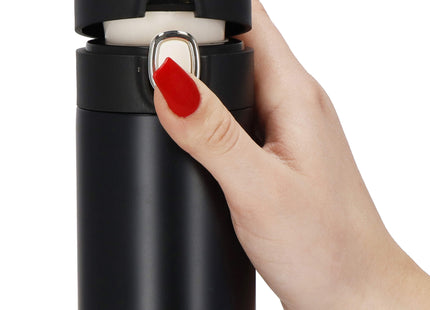 Thermosfles - Thermoskan - LCD- Display - 350 ML - RVS - Zwart