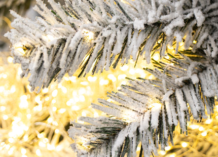 Kunstkerstboom | Snowy Pine Op Stam | 160 cm | Zonder Verlichting