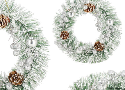 Kerstkrans | Kerst Decoratie | 24 cm