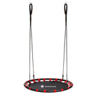 Nestschommel | Kinderschommel | Ø110 CM | Max 100 KG | Zwart/Rood