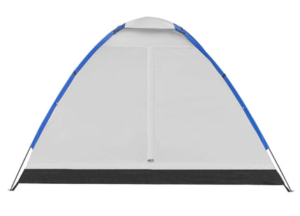 Koepeltent | Toeristentent | Kampeertent | Tent | Waterdicht | 4 Persoons | Grijs / Zwart / Blauw | 240 x 210 x 150 cm