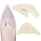 Voorvoetkussen - Schoenvuller - Inlegzool -Pijnverlichting -  Pads - Filler - Hakken - Crème - 2 Stuks