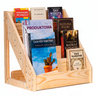 Boekenkast Kind - Hout - Linnen - 30 x 41,5 x 42,5 CM - 5 Etages - 30 Kg