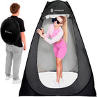 Pop-Up Tent - 1 persoons - Omkleedtent - Festival - Strand - 120 x 120 x 190 - Zwart