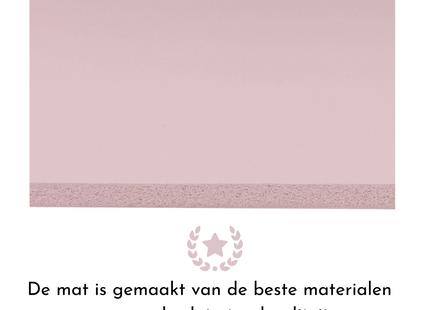 Yoga Mat | Extra Dik (15 mm) | Roze