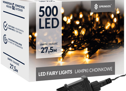 Kerstverlichting | 27,5 m | 500 LED | Warm Wit