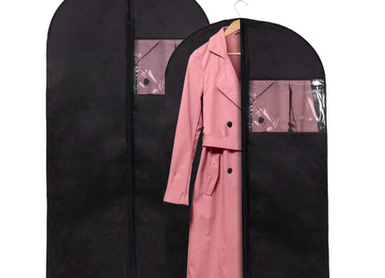 Kledinghoes - Kleding Organizer - Opberghoes - Ritssluiting - Venster - Zwart - 130 cm