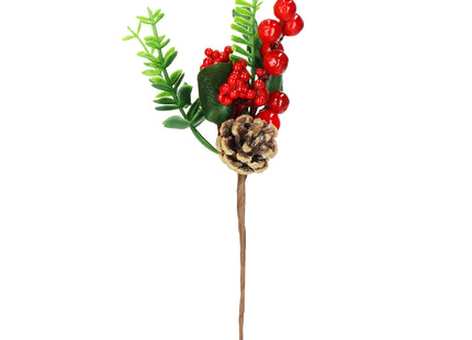 Kersttak | Decoratie | Rood | Middenstuk | 28 cm