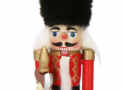 Notenkraker Kerst | 3 Stuks | Blauw/Rood | 12.5 cm