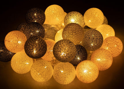 Fairy Lights | 6 m | 30 LED | Grijs/Roze/Wit/Zwart