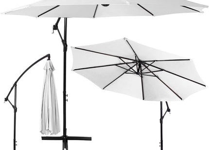 Parasol | Parasols | Kantelbaar | Waterafstotend | Lichtgrijs | 300 cm