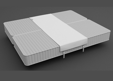 Matraswig - Bedbinder - Liefdesbrug -Matraswig Met band - Matras Binder - Universeel - Wit