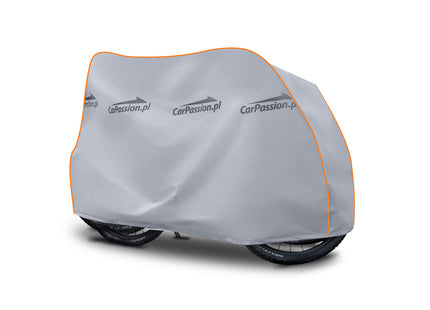 CarPassion Fietshoes Voor 2 Fietsen  - Beschermhoes - Waterdicht & Vorstbestendig -  Grijs - Universeel