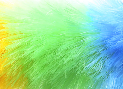 Wasbare Telescopische Stoffer -Stofdoek - Telescopische - Borstel - 79-106,5 cm - Regenboog
