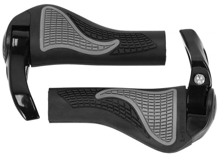 Handvatten Fiets | Handvatten | 14 cm | Zwart/Grijs