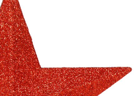 Kerstboom Piek | Ster | 19 cm | Rood