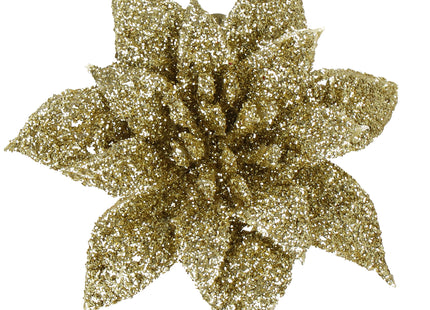 Kerstboomhanger | Met Clip | Ster van Bethlehem | Goud Glitter