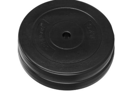 Halterschijven | 2 x 15 kg | Kunststof | Zwart