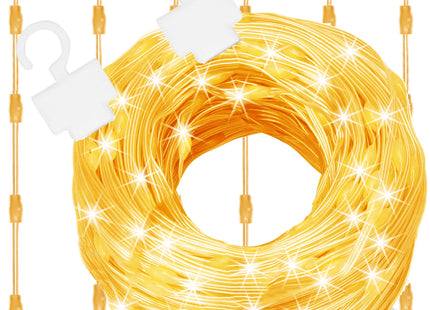 Lichtgordijn | IJspegel Verlichting | Inclusief USB En Afstandsbediening | 300 LED | Warm Wit|  3 M | Inclusief Flitsfunctie