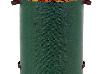 Tuinafvalzak - 300 liter - Duurzaam - Herbruikbaar - Scheurvast - Kunststof - Ø 68 cm x 84 cm hoog - Groen -