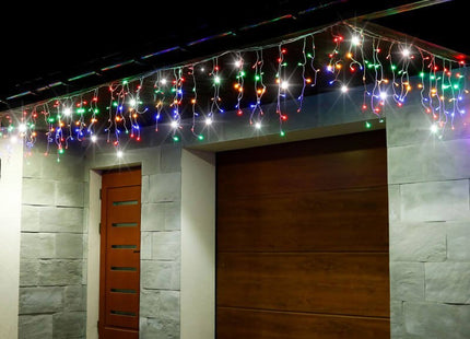 IJspegel Verlichting | 12 m + 2.5 m Snoer | 300 LED | Flash | Koppelbaar | Multicolor