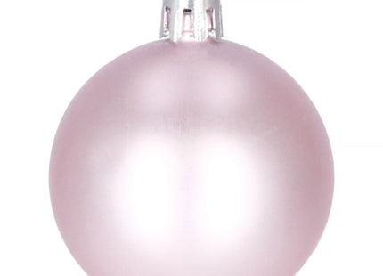 Kerstballen | 30 Stuks | 5 cm | Roze Tinten