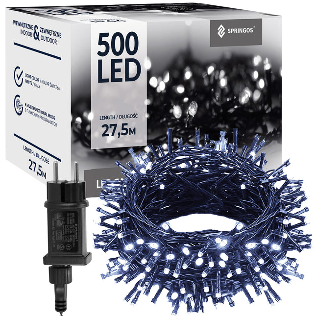 Kerstverlichting | 25 m | 500 LED | Koel Wit