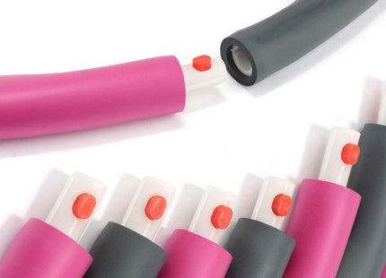 Fitness Hoelahoep | 83 cm | Roze/Grijs