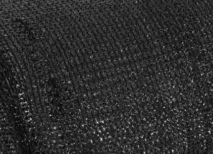 Zichtbreeknet | Zichtdoek | Privacynet | Schaduwdoek | Rol 1,5 x 10 m | 90 % Schaduw | 140g/m² | Zwart