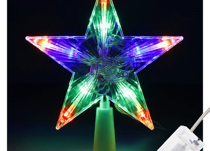 Piek - Kerstster - 10 LED - Kerstdecoratie - Multicolor