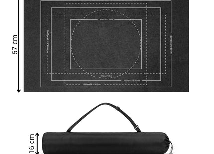 Puzzeltafel - Onderlegger - Opvouwbaar - 100 Stukjes - Oprolbaar- Polyester  - 360° - 114x67 cm