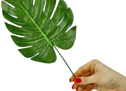 Kunstbladeren - Monstera - 6 Stuks - Groen
