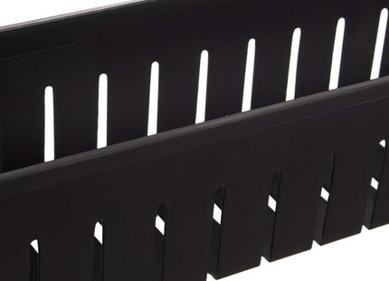 Keukentrolley | Keukentrolley Op Wieltjes | Badkamer Trolley | Opbergrek | 3 Niveaus | 70 x 54 x 12.5 cm | Zwart