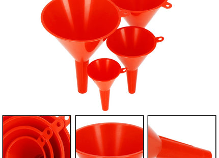 Trechter | 4 Stuks | Rood