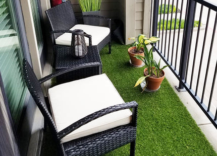 Kunstgras - Terras - Balkon -Tuin - Zacht - 1 x 1 m - 20 mm