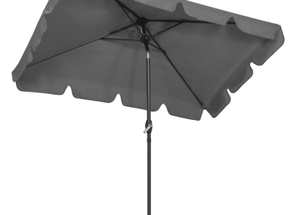 Parasol | Parasols | Kantelbaar | Met Ventilatie | Donkergrijs | 200 X 130 cm